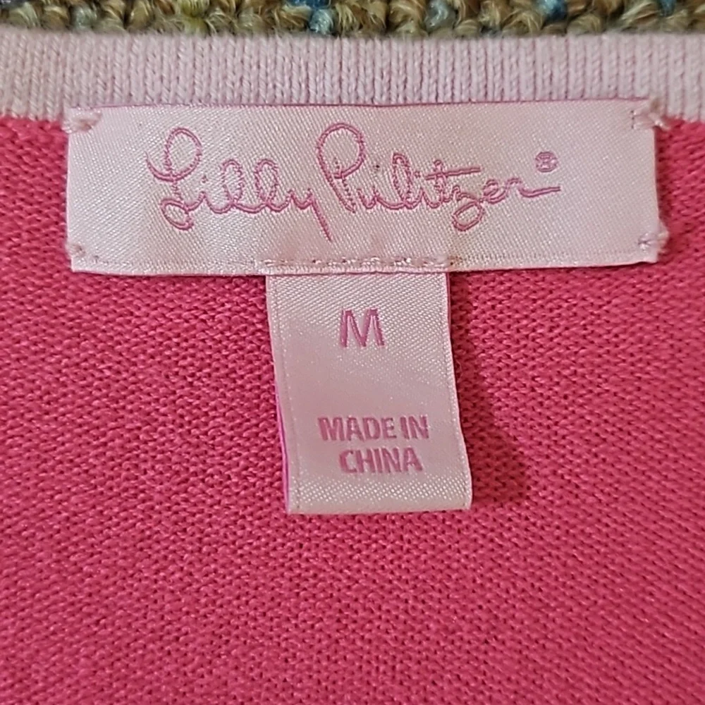 Lilly Pulitzer V-Neck Sweater! Worn Once!! - Picture 3 of 12